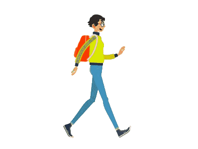 Walking animation